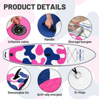 Santasup BERRY navy blue inflatable paddle board