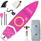 11ft Premium Inflatable Stand Up Paddle Board, red Yoga Board with Durable SUP Accessories&Carry Bag Waterproof Bag, Leash | Wide Stance, Surf Control, Non-Slip Deck, Leash, Paddle and Pump for Youth & Adult (Copy)